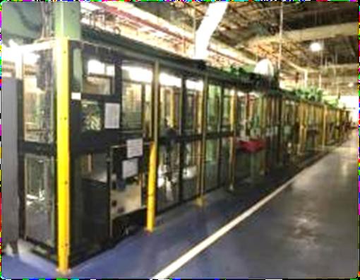 Automated machining line