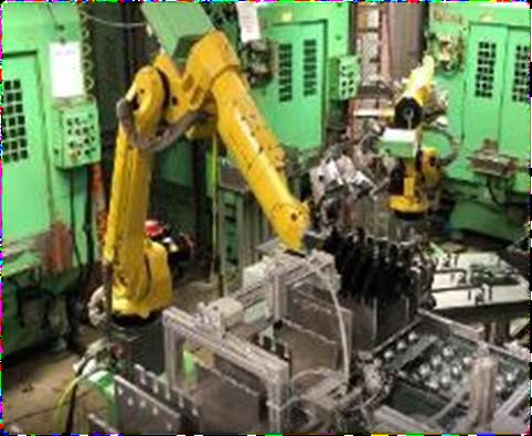 Robotic machining cell